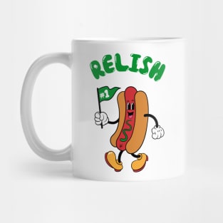 Hot Dog Race Relish Mug